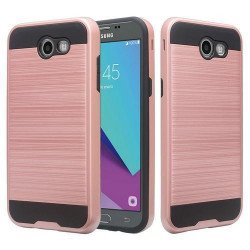 Samsung Galaxy J3 Emerge, J3 (2017) Armor Hybrid Case (Rose Gold)